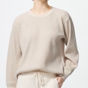 Uniqlo Women Waffle Long Sleeves Tshirt